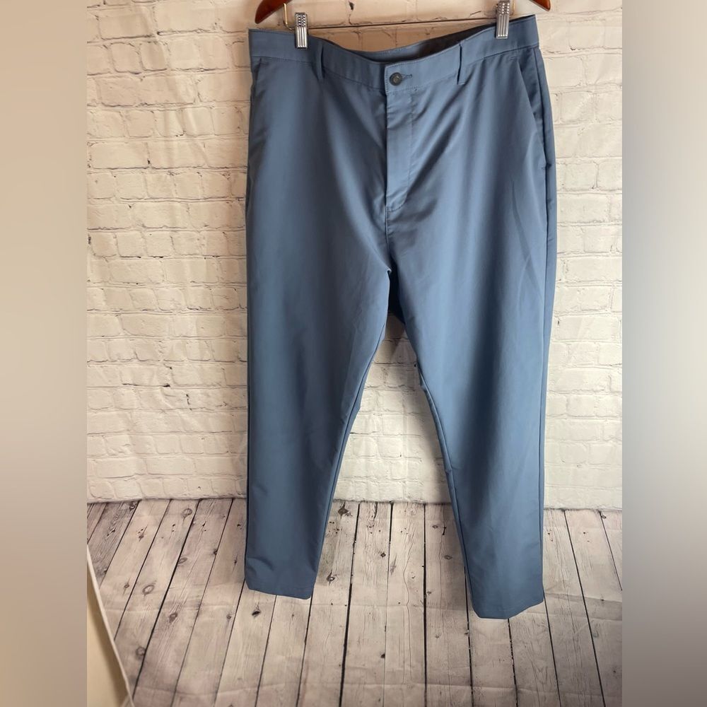 Banana Republic Pants Men Size 40x32 Blue Tech Golf